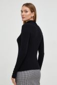 Светр Answear Lab жіночий колір чорний легкий півгольф (3633874)