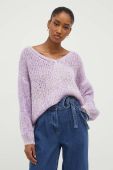 Светр з вовною Answear Lab колір фіолетовий теплий (3652185)