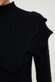 Светр Answear Lab жіночий колір чорний півгольф (3611318)