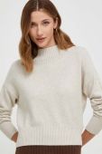 Светр Answear Lab жіночий колір бежевий півгольф (3603736)
