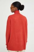 Светр Answear Lab жіночий колір червоний легкий гольф (3646113)