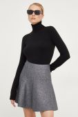 Светр Answear Lab жіночий колір чорний легкий гольф (3652186)