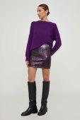 Светр з вовною Answear Lab колір фіолетовий легкий (3603746)