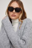 Кардиган з вовною Answear Lab колір сірий легкий (3652195)