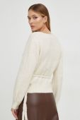 Кардиган з вовною Answear Lab колір бежевий (3646115)