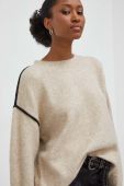 Светр з вовною Answear Lab колір бежевий легкий (3635814)