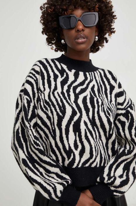 Светр Answear Lab жіночий колір чорний теплий (3626765)