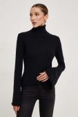 Светр Answear Lab жіночий колір чорний гольф (3615763)