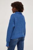Светр Answear Lab жіночий теплий гольф колір блакитний