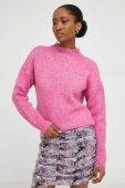 Светр з вовною Answear Lab колір рожевий теплий (3652204)
