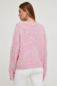 Светр з вовною Answear Lab колір рожевий легкий (3639728)