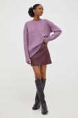 Светр з вовною Answear Lab колір фіолетовий легкий (3630919)