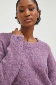 Светр з вовною Answear Lab колір фіолетовий легкий (3630919)