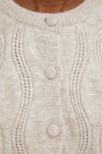 Кардиган з вовною Answear Lab колір бежевий легкий (3656006)