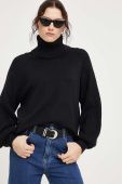 Светр Answear Lab жіночий колір чорний гольф (3630931)