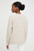 Кардиган з вовною Answear Lab колір бежевий легкий (3658048)