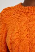 Светр з вовною Answear Lab колір помаранчевий теплий