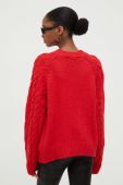 Светр з вовною Answear Lab колір червоний теплий
