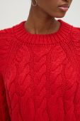 Светр з вовною Answear Lab колір червоний теплий