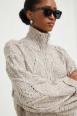 Кардиган з вовною Answear Lab колір бежевий (3658052)
