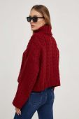 Светр Answear Lab колір бордовий гольф