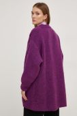 Кардиган з вовною Answear Lab колір фіолетовий теплий (3646139)