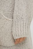 Кардиган з вовною Answear Lab колір бежевий теплий (3646137)