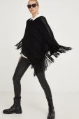 Пончо Answear Lab колір чорний легке (3674625)