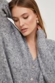 Кардиган з вовною Answear Lab колір сірий легкий (3639729)