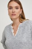 Светр з вовною Answear Lab колір сірий легкий (3639732)