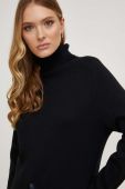 Светр з домішкою вовни Answear Lab жіночий колір чорний теплий (3649090)