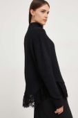 Светр з вовною Answear Lab колір чорний гольф (3682146)