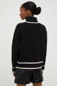 Светр з вовною Answear Lab колір чорний півгольф (3646151)