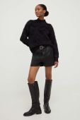 Светр Answear Lab жіночий колір чорний півгольф (3646155)