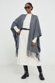 Пончо Answear Lab колір сірий легке (3679997)