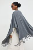 Пончо Answear Lab колір сірий легке (3679997)