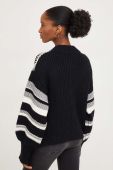 Светр з домішкою вовни Answear Lab жіночий колір чорний півгольф (3692174)