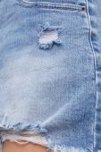 Джинсові шорти Answear Lab жіночі однотонні висока посадка колір блакитний (3301015)