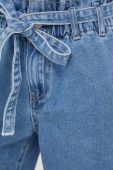 Джинсові шорти Answear Lab жіночі однотонні висока посадка колір блакитний (3311534)