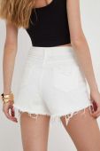Джинсові шорти Answear Lab жіночі колір білий однотонні висока посадка (3304601)