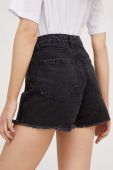Джинсові шорти Answear Lab жіночі колір чорний однотонні висока посадка (3349502)