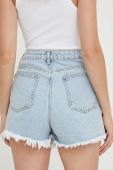 Джинсові шорти Answear Lab жіночі з аплікацією висока посадка колір блакитний (3377445)