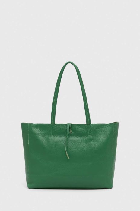 Шкіряна сумочка Answear Lab колір зелений (3283609)