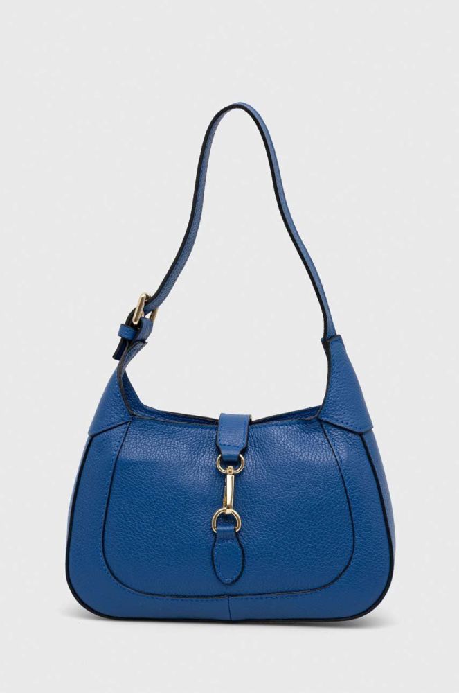 Шкіряна сумочка Answear Lab колір блакитний (3307532)