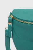 Шкіряна сумка на пояс Answear Lab колір бірюзовий
