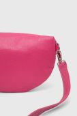Шкіряна сумка на пояс Answear Lab колір рожевий (3371020)