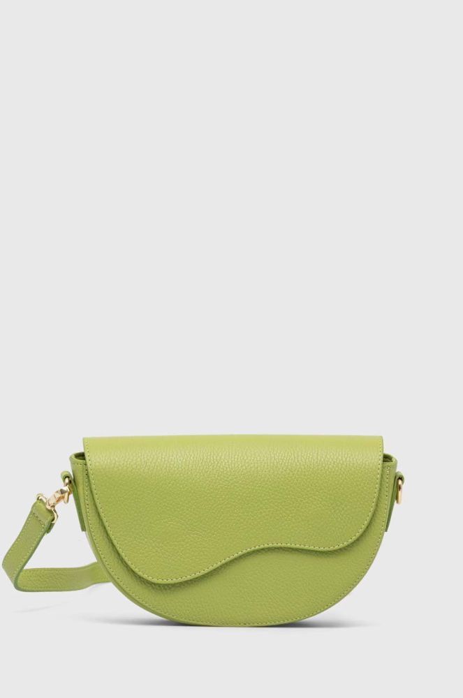 Шкіряна сумочка Answear Lab колір зелений (3371030)