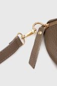 Шкіряна сумка на пояс Answear Lab колір бежевий