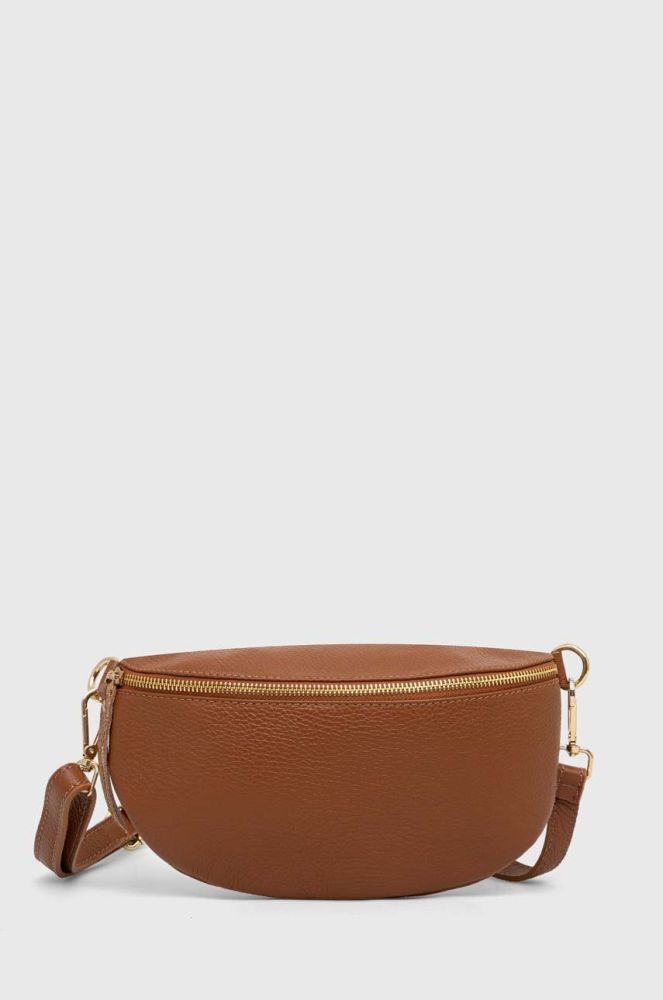 Шкіряна сумка на пояс Answear Lab колір коричневий (3490838)