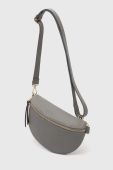 Шкіряна сумка на пояс Answear Lab колір сірий